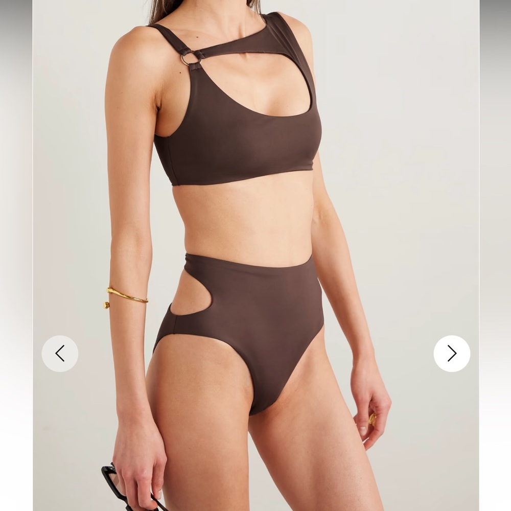 La Sirene Cutout High-Waist Bikini Set